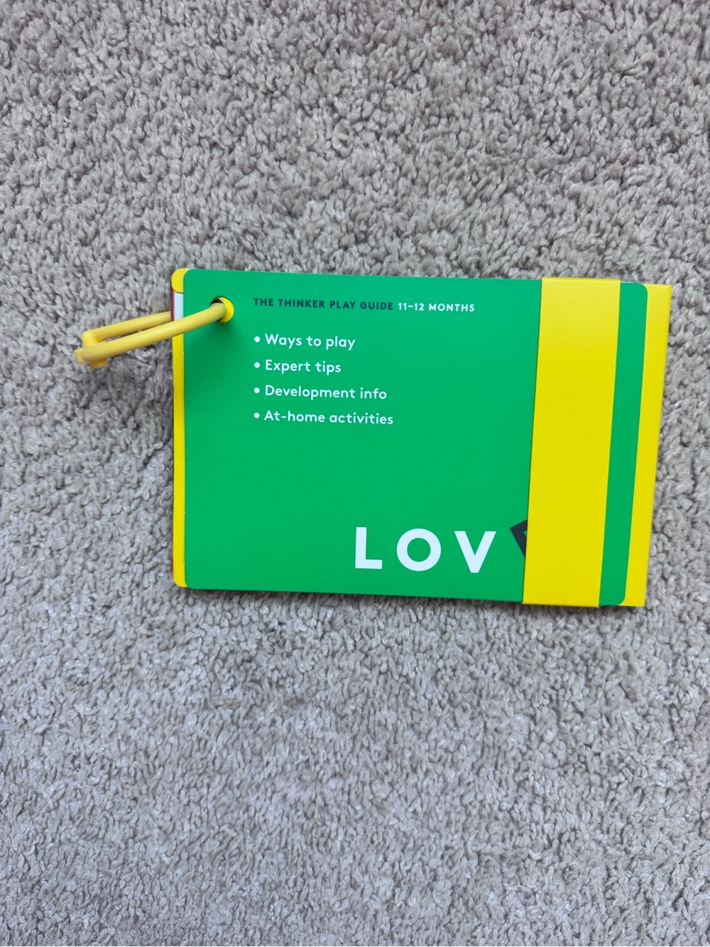 Lovevery “The Thinker” Play Guide
